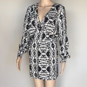 Parker 100% silk mini dress- like new!